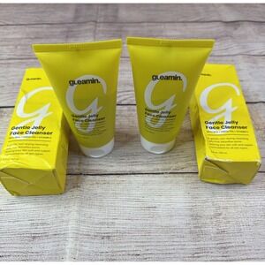 2 - Gleamin Gentle Jelly Face cleanser w/ Green Tea, BHA And‎ Vitamin C 5oz